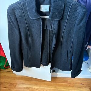 Akris Textured Black Women's Blazer
